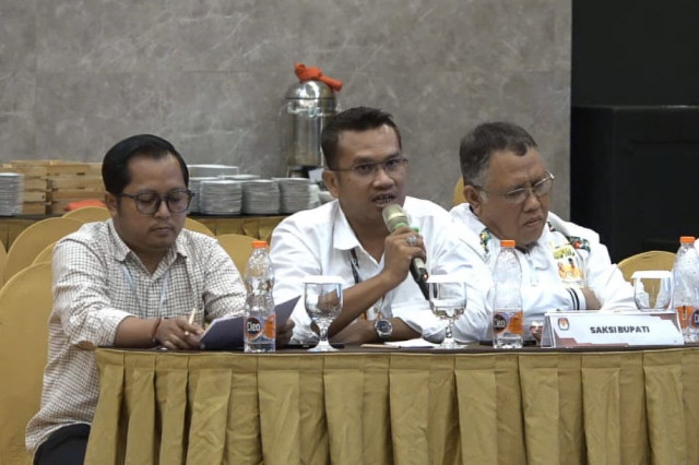 Tak Terima Hasil Pleno KPU Kobar, Saksi 02 Pilih Walk Out