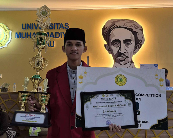 Mahasiswa UMPR, Raih Juara Internasional  Lomba Hafiz Quran