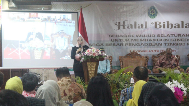 Pengadilan Tinggi Palangka Raya Menggelar Halal Bihalal, Silaturahmi Sebagai Wujud Membangun Sinergi