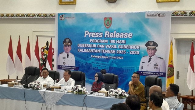 Gubernur dan Wakil Gubernur Kalteng Paparkan Capaian 100 Hari Kerja: Fokus Pendidikan, Kesehatan, dan Infrastruktur
