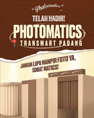 Mulai Dari 30 Ribuan Aja, Photomatics Hadir di Transmart Padang, Yuk Coba Sekarang!