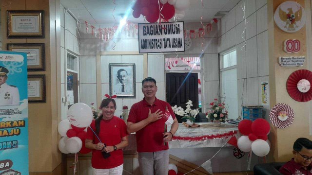 RSUD Doris Sylvanus Meriahkan HUT RI dengan Lomba Tim Penuh Tawa dan Kekompakan