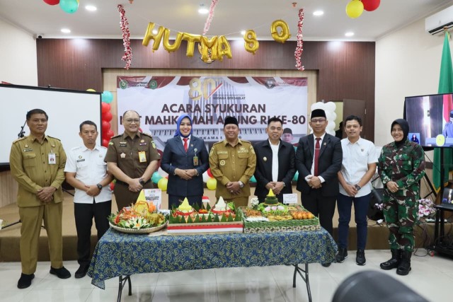 Bupati Barito Kuala Hadiri Peringatan Hut Ke-80 Mahkamah Agung di PN Marabahan