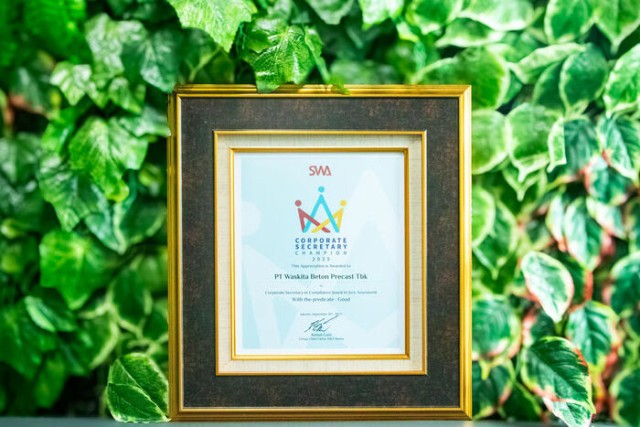 Fokus pada Tata Kelola dan Compliance, WSBP Raih SWA Corporate Secretary Champion 2025