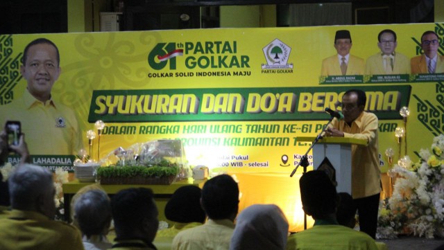 HUT ke-61 Golkar Kalteng: Pererat Silaturahmi, Tebar Kepedulian
