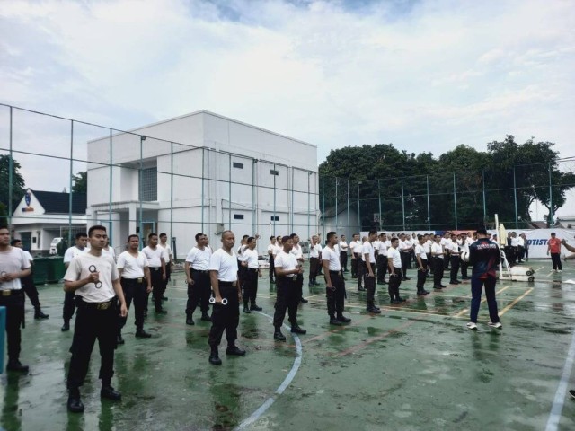 BRI Otista Region 6/Jakarta 1 dan PKSS Adakan Pembinaan Fisik Petugas Keamanan & Pengemudi