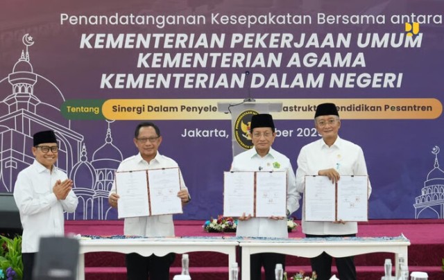 Sinergi Baru Tiga Kementerian untuk Perkuat Infrastruktur Pesantren Nasional