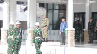 BUPATI H. BAHRUL ILMI SAMBUT BATALYON INFANTERI TP 925