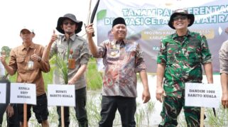 Cetak Sawah Rakyat, Bupati Tekankan Kolaborasi