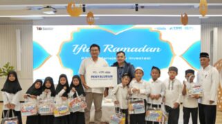 BRI Manajemen Investasi dan YBM BRILiaN Berbagi Kebahagiaan Ramadan Bersama Anak Yatim