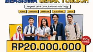 Gerak Tumbuh Luncurkan Beasiswa Rp20 Juta dengan Komitmen Perlindungan Data