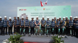 RSJPD Harapan Kita – Tokushukai Capai Topping Off, PTPP Hadirkan Smart Hospital Berteknologi Tinggi