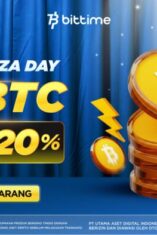 Bittime Hadirkan Flash Staking dengan APY Hingga 20%, Rayakan Bitcoin Pizza Day