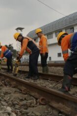 KAI Daop 2 Bandung Ganti 2.800 Meter Rel, Tingkatkan Keselamatan Perjalanan KA