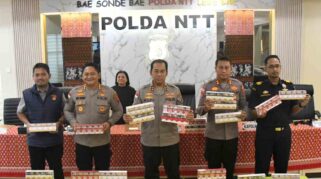 Polda NTT Ungkap Jaringan Rokok Ilegal Internasional, Negara Diselamatkan dari Kerugian Rp12,3 Miliar
