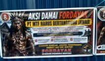 Buntut Ketidakjelasan Jaminan Fidusia 4 Tahun, Ormas Segel Kantor Mandiri Tunas Finance Kalteng