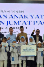 BRI Region 6 dan YBM BRI Jakarta Berbagi Santunan Anak Yatim Muharam