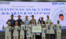 BRI Region 6 dan YBM BRI Jakarta Berbagi Santunan Anak Yatim Muharam