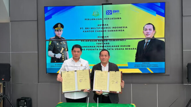 Dukung Penguatan Governance, BRI Finance Resmikan Kerja Sama dengan Kejari Samarinda