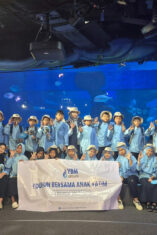 Tebar Kebahagiaan di Bulan Muharam, YBM BRI RO Jakarta 1 Ajak Anak Yatim Belajar dan Berwisata Edukatif di Jakarta Aquarium Safari