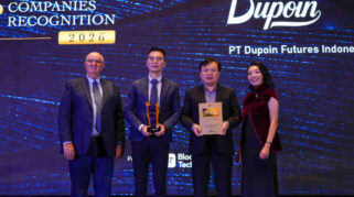 Dupoin Futures Raih Penghargaan Top Futures Broker 2026 dari Bloomberg Technoz bersama Indonesia Data
