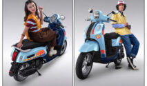 Fazzio Sunset Blue Hybrid x Alkateri, Motor Limited Edition Buat Nyempurnain Look Retro-Future Lo