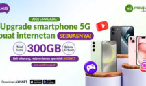 Maujual Gandeng AXIS Hadirkan Promo Smartphone 5G Bekas dengan Bonus Kuota