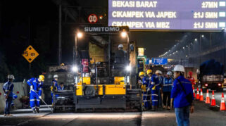 Pastikan Infrastruktur Jalan Tol Tetap Andal, PT Jasamarga Tollroad Maintenance Laksanakan Pekerjaan Preservasi di Jalan Tol Jakarta–Cikampek