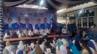 Resmikan Sekretariat Baru, DPD PAN Palangka Raya Santuni 200 Anak Yatim