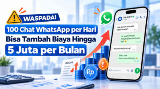 100 Chat WhatsApp per Hari Bisa Tambah Biaya hingga Rp5 Juta per Bulan?