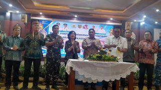 Respons Bencana Karhutla, Kadin Kalteng Gelar Rapimprov Hybrid dan Canangkan Gerakan Lahan Produktif