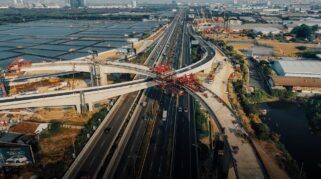 PTPP Progreskan Pembangunan Tol Kataraja Seksi 1 hingga 94,9%, Uji Pembebanan Jembatan Ramp 1 Tuntas
