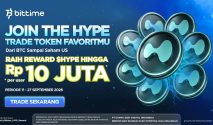 Pasar Crypto Semakin Dinamis, Bittime Hadirkan Program Berhadiah $HYPE hingga Sepuluh Juta Rupiah
