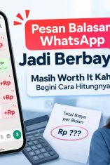 Pesan Balasan WhatsApp Jadi Berbayar, Masih Worth It Kah? Begini Cara Hitungnya
