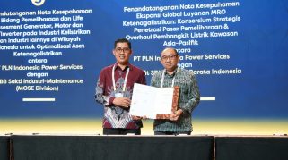 PLN NPC dan TSG Teken Kontrak Kolaborasi Proyek Gas Insulated Switchgear