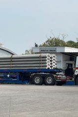 Proyek Siring Pengaman Sungai di Kalimantan Selatan Gunakan CCSP Waskita Beton Precast